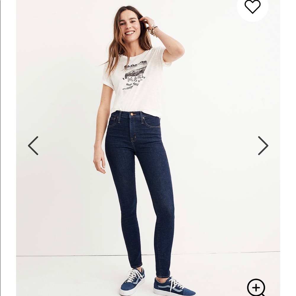 Madewell 10” High Rise Skinny